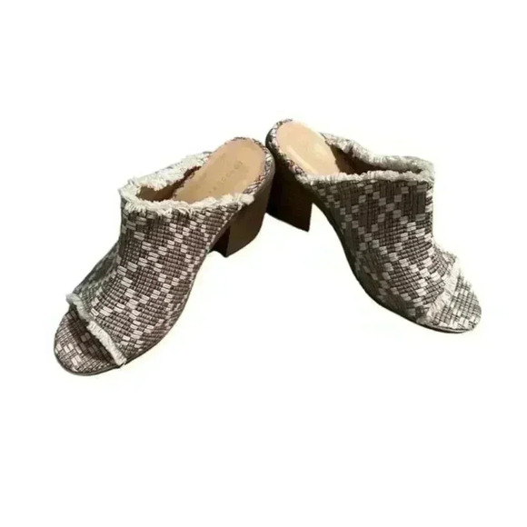 London Rag Women’s Maya Clog Mules Heels Size 8 - Picture 1 of 12
